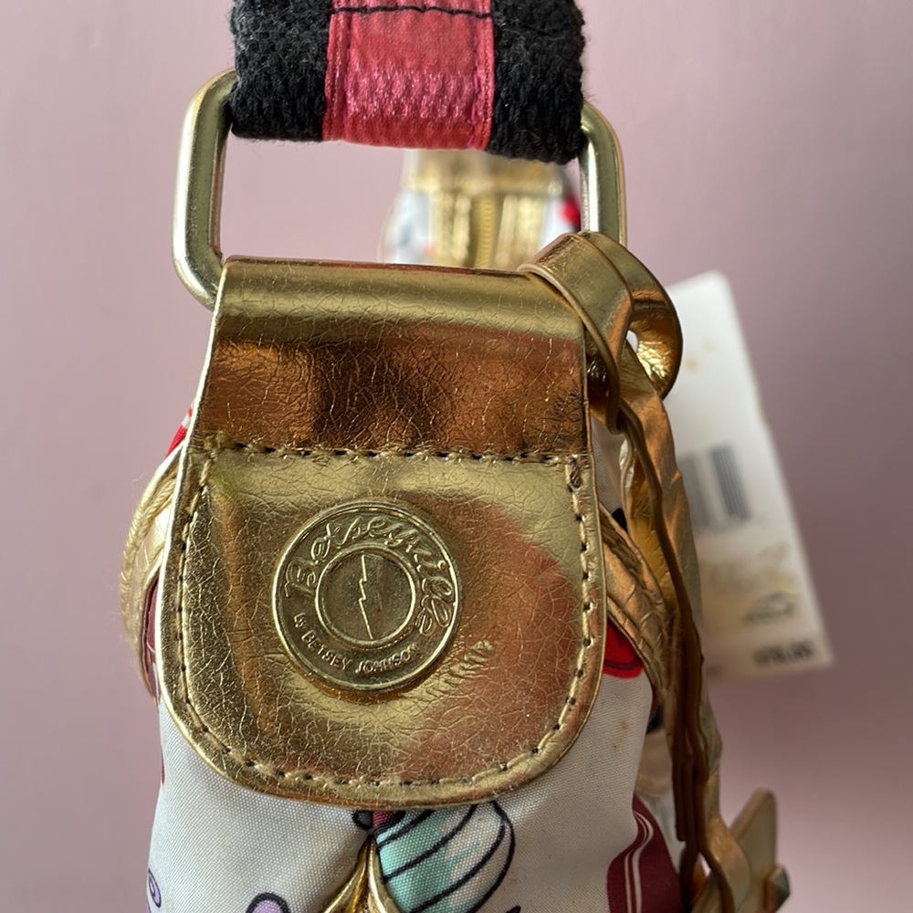 Y2K SM hobo sweet treats white Betsey Johnson Betseyville shoulder bag - Picture 7 of 13